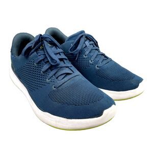 Kizik Lime Sneaker Unisex M/11 W/12.5 Blue Knit Slip‎ On Walking Comfort Travel